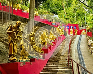 Thousand Buddhas Monastery in Sha Tin, Hong Kong