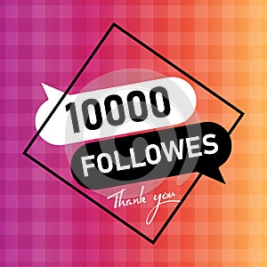 10 Thousand followers online social media achievement photo