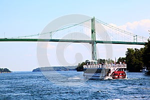 Thousand Islands International Bridge Over Saint Lawrence River photo