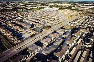 Thousands of houses and homes in Austin Texas suburbs