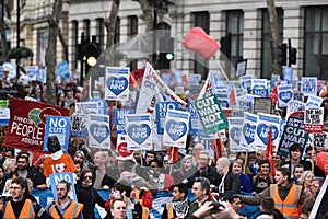 Thousands March in Support of the NHS