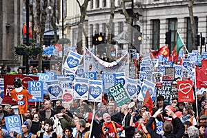 Thousands March in Support of the NHS