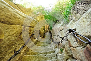 Thousands steps at mount hua