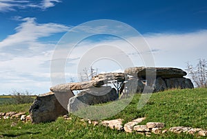 Thracian dolmen near Edirne, Turkey photo