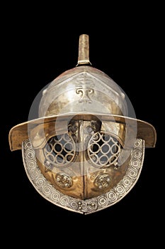 Thraex or thracian-class gladiator helmet