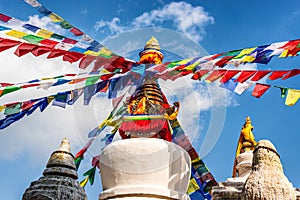 Thrangu Tashi Yangtse Monastery complex called Namo Buddha monastery in Nepal