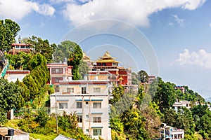 Thrangu Tashi Yangtse Monastery complex called Namo Buddha monastery in Nepal