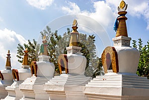 Thrangu Tashi Yangtse Monastery complex called Namo Buddha monastery in Nepal