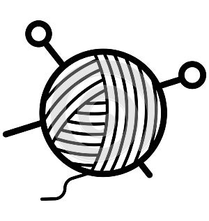 Thread Ball Isolated Vector Icon for Sewing and Tailoring