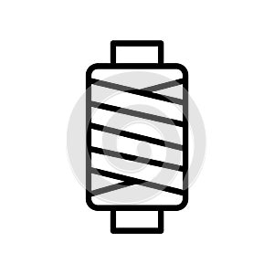 thread cone fill inside vector icon which can easily modify or edit