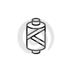 Thread line icon design vector template