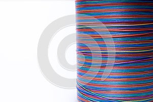 Thread of rainbow colors