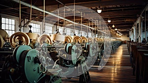 thread weaving textile mill