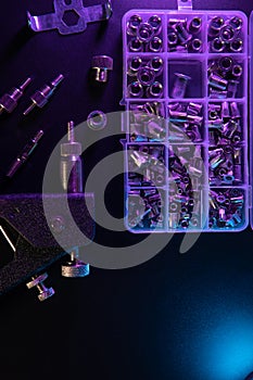 Threaded Insert Riveter Gun Kit. setting tool, nosepieces and inserts, for all types of rivets, including threaded rivet nuts,