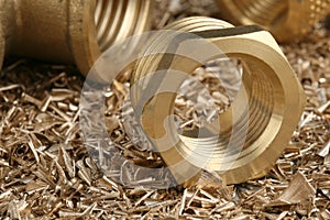 Threaded pipe fitting