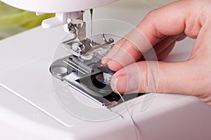 Threading a Sewing Machine