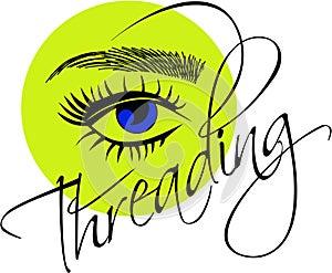 Threading Salon logo