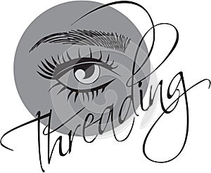 Threading Salon logo