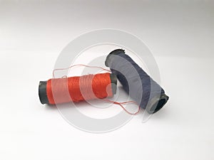 2 threads on a white background