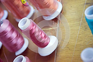 Threads at a workshop