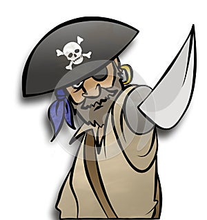 Minaccioso pirata 