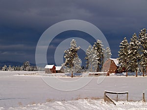 Threatening Winter Sky