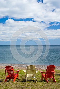 Three Adirondack Chair