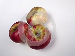 Three Akane apple