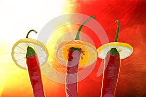 Three amigos - the Red, the Hot, the Chili