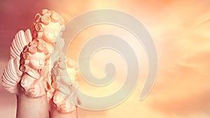 Three angels praying