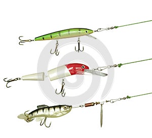 Three angling baits for fishing photo