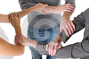 Three Arms Interlocked