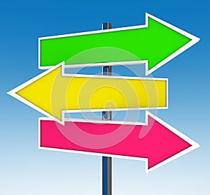 Three Arrow Signs - Which Option Do You Choose?