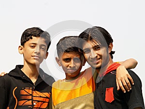 Three Asian brothers photo