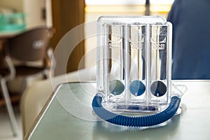 Three balls Incentive Spirometer for deep breathing