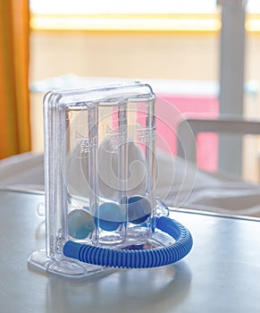 Three balls Incentive Spirometer for deep breathing