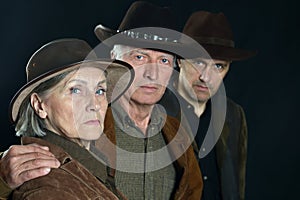 Three bandits in the wild west