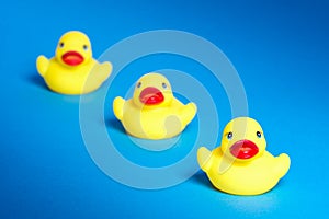 Three bath ducks
