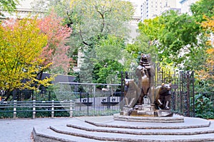 Three Bears statue