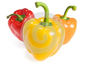 Three bell pepper