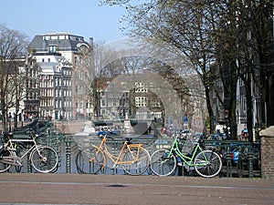 Three bicycles and one world around