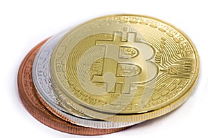 Three bitcoins