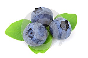 Three Blueberries