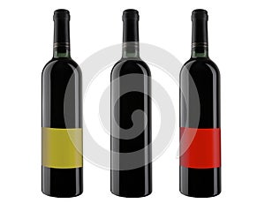 Three bottle of red wine