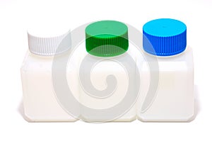 Three bottles