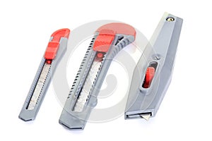 Three box cutters