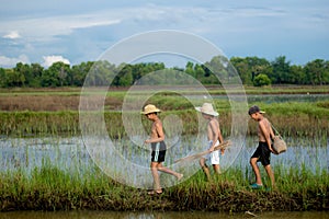 Three boy friends