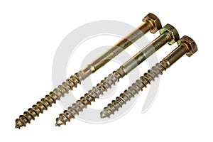 Three brass screws