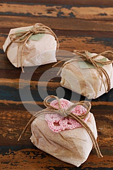 Three Brazilian wedding sweets bem casado photo