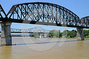 Three Bridges Spanning Ohio River